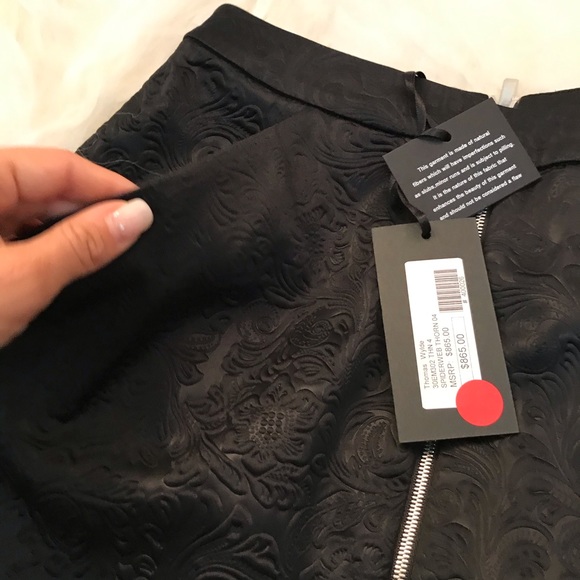 THOMAS WYLDE Jacquard Mini Skirt - Picture 6 of 8